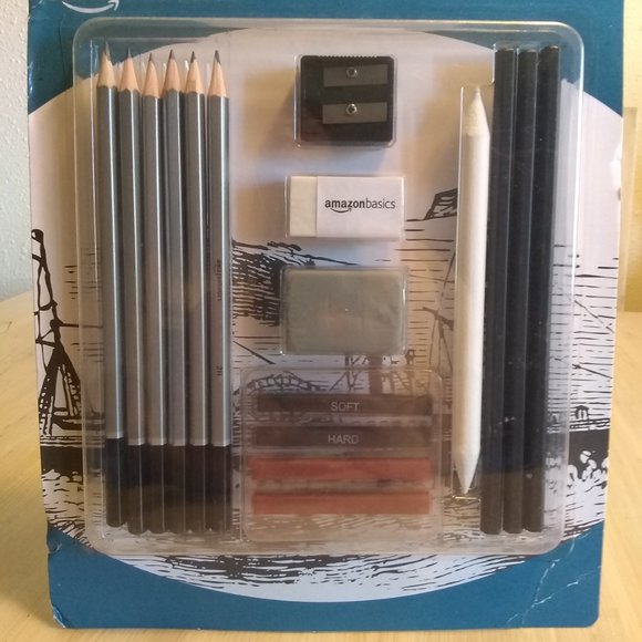 NEW Art Package: Artist Pencils and Cat Cross Stitch Kit [2004] - Picture 4 of 5